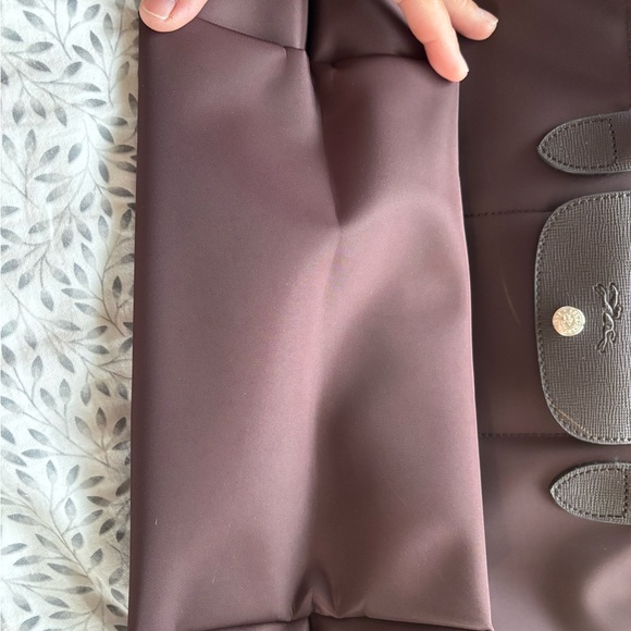 Longchamp brown zippered tote/crossbody - Picture 3 of 6